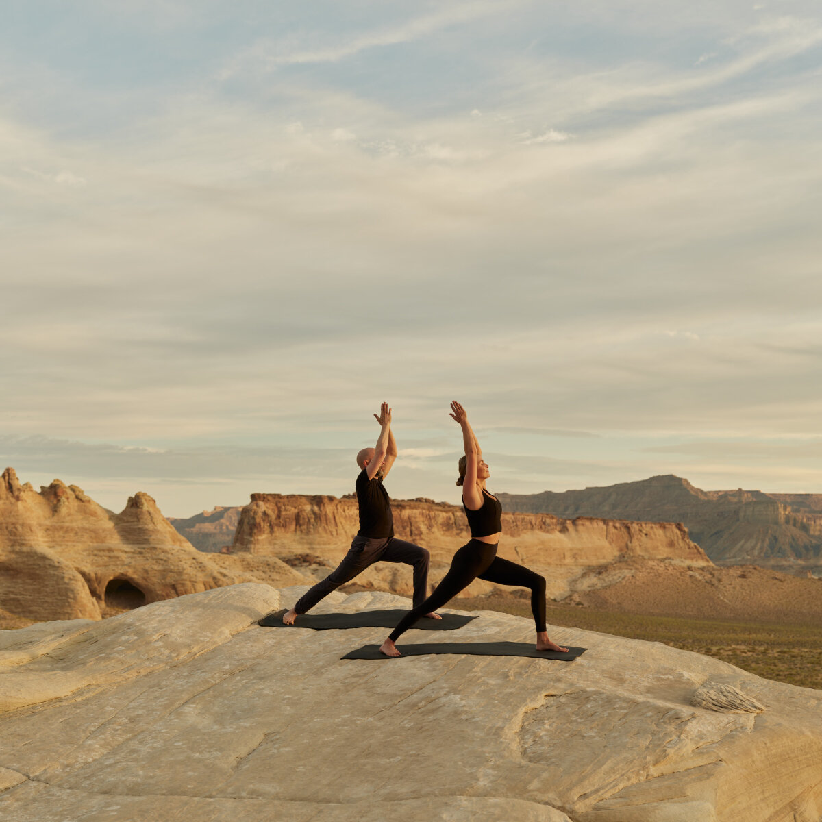Amangiri usa spa yoga on the rocks